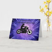 Carte de transport pour moto Accident Get Well Car (Fleur jaune)