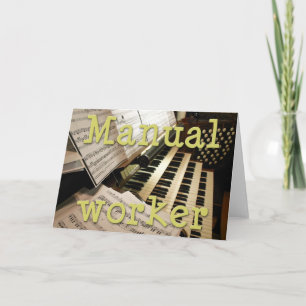 Carte de travail manuelle