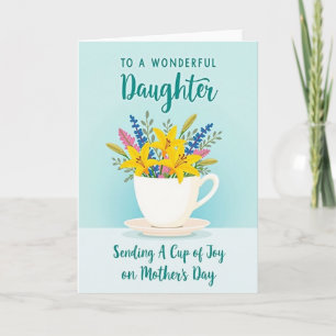 Carte de Tribut pour la Fête des Mères Teacup