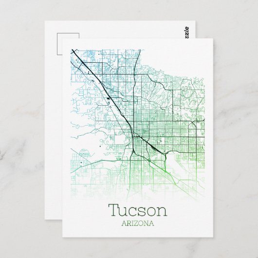 Carte de Tucson (Devant / Derrière)