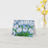 Carte de Tulip (Fleur jaune)