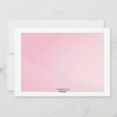 Carte de tulipes de Pâques (Dos)