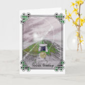 Carte de tumulus ancien de Samhain (Fleur jaune)