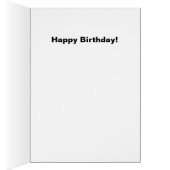 Carte de type de cool de joyeux anniversaire (Intérieur (Droit))