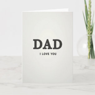 Carte de type sérif Loving Dads