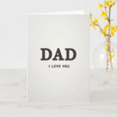 Carte de type sérif Loving Dads (Fleur jaune)