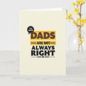 Carte de typographie Cool Dads (Fleur jaune)