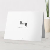 Carte de typographie d'anniversaire Unisex Multico (Dos)