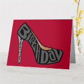 Carte de typographie de joyeux anniversaire de (Fleur jaune)