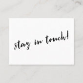 Carte de typographie Décontractée de l'écriture ma (Dos)