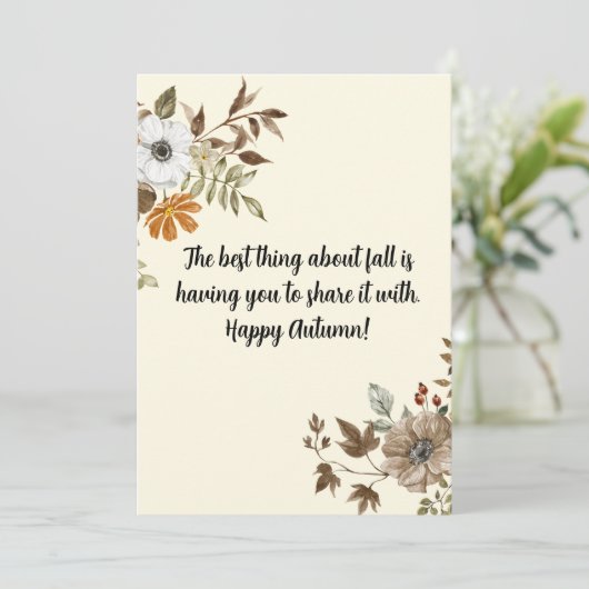 carte de vacances (Debout devant)