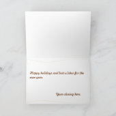 Carte de vacances (Intérieur)