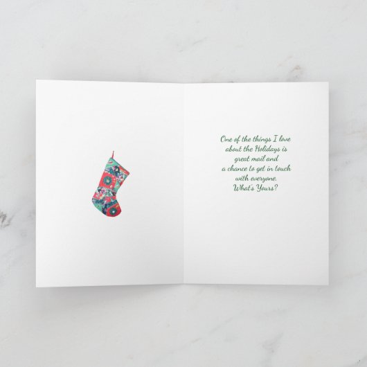 carte de vacances (Intérieur)