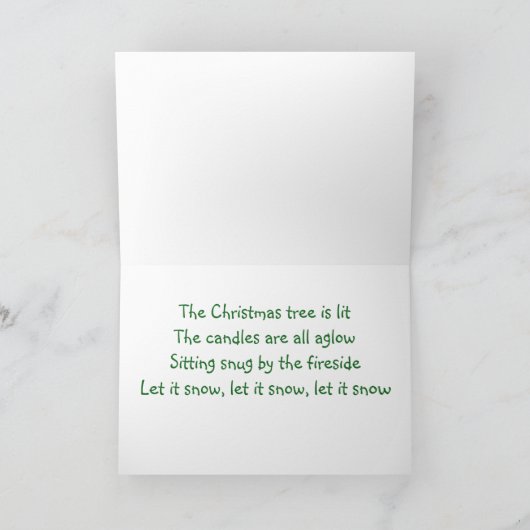 Carte de vacances (Intérieur)