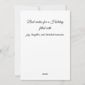 Carte de vacances (Dos)