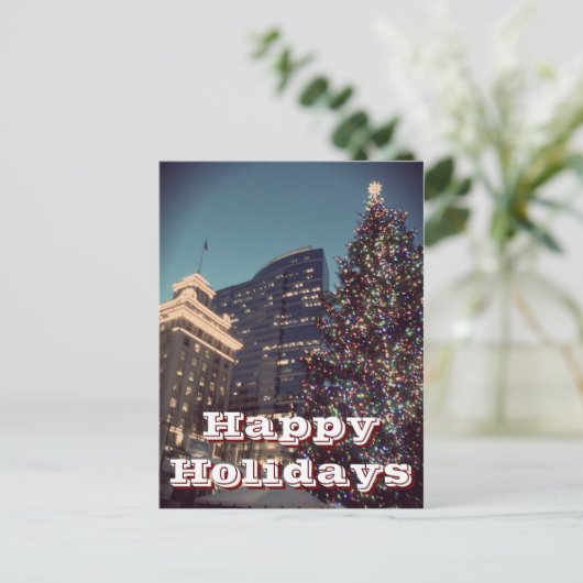 Carte de vacances (Debout devant)