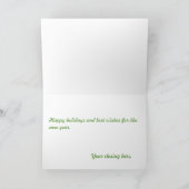 Carte de vacances (Intérieur)