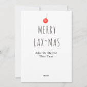 carte de vacances (Dos)