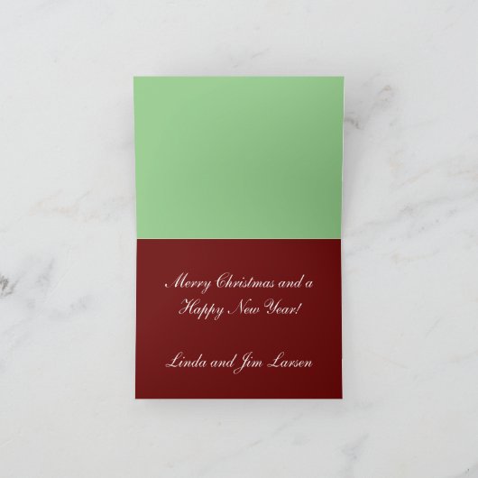 Carte de vacances (Intérieur)