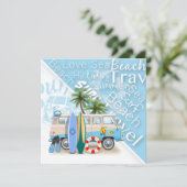 Carte de vacances (Debout devant)