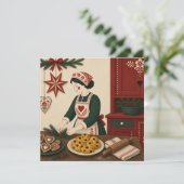 Carte de vacances (Debout devant)