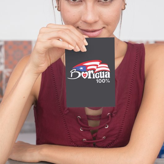 Carte de vacances 100% Porto Rico Boricua