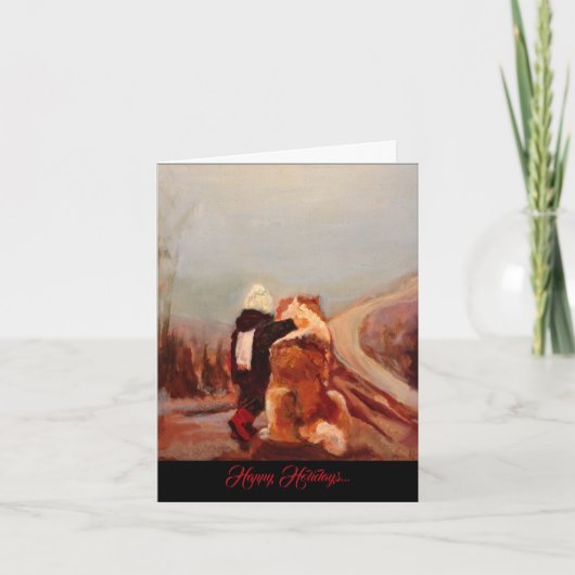 Carte de vacances 2024 "Meilleurs amis pour toujou (Devant)