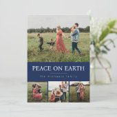 Carte de vacances à collage de quatre photos - Nav (Debout devant)