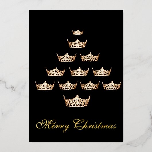 Carte de vacances à couronne de fête en feuille pl (Recto)