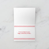 Carte de vacances à distance sociale (Intérieur)