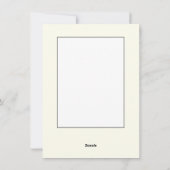 Carte de vacances à la banane cool (Dos)