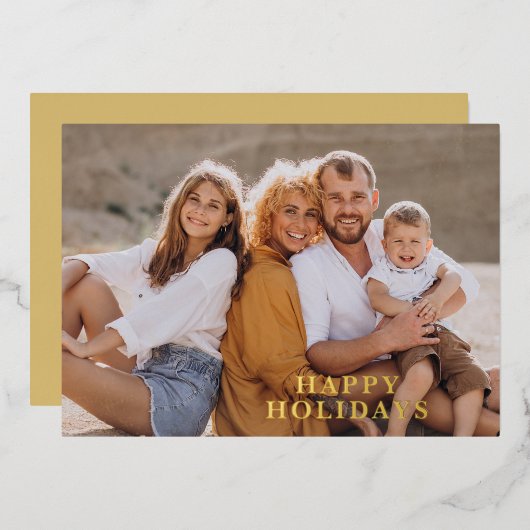 Carte de vacances à motif de fleurs tropicales ave (Recto/Verso)