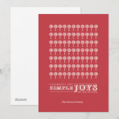 Carte de vacances à motif Geisha Menthe (Devant / Derrière)