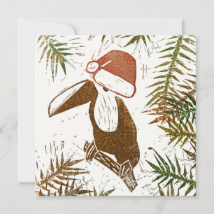 Carte de vacances à plat