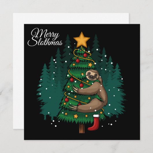 Carte de vacances à plat (Devant / Derrière)