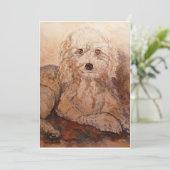 Carte de vacances à plat (Debout devant)