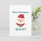 Carte de vacances à plat (Debout devant)