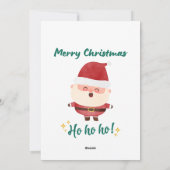 Carte de vacances à plat (Dos)