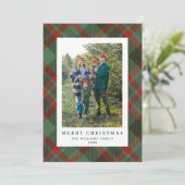 Carte de vacances à plat (Debout devant)