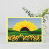 Carte de vacances à plat (Debout devant)