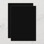 Carte de vacances à plat (Devant / Derrière)