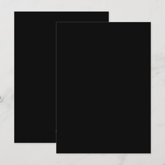 Carte de vacances à plat (Devant / Derrière)