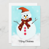 Carte de vacances à plat (Devant / Derrière)