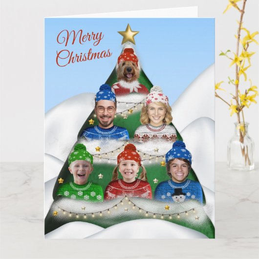 Carte de vacances à plat (Fleur jaune)