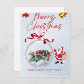 Carte de vacances à plat (Devant / Derrière)