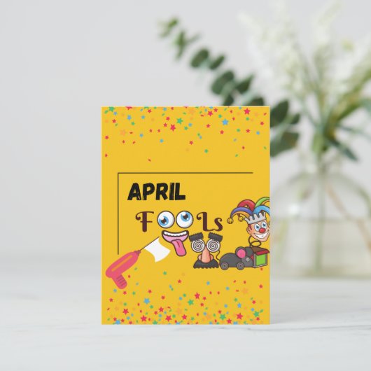 Carte de vacances à plat (Debout devant)