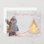 Carte de vacances à plat (Devant / Derrière)