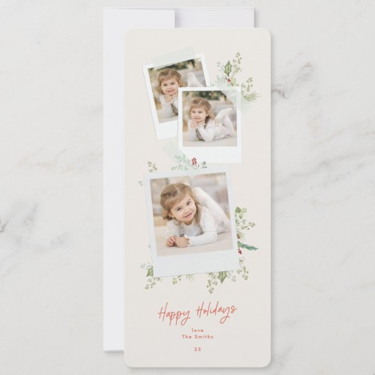 Carte de vacances à plat (Devant)