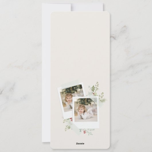 Carte de vacances à plat (Dos)