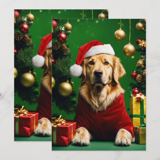 Carte de vacances à plat (Devant / Derrière)